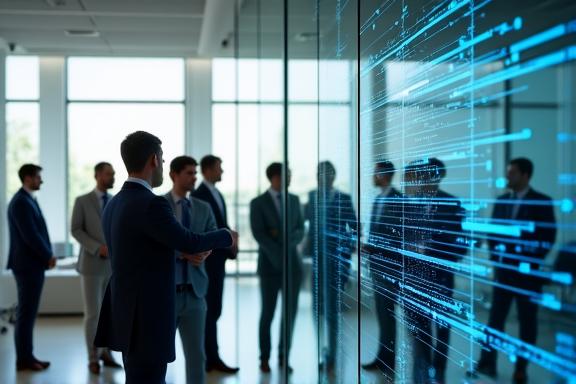 Modern analytical office in London